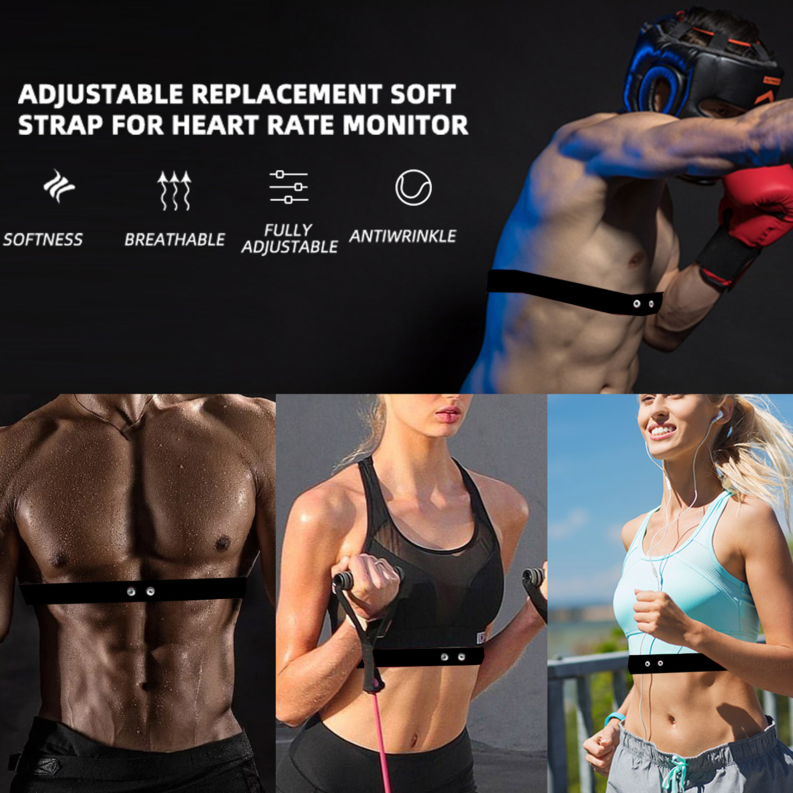 FITCENT Heart Rate Monitor Rep - Breath Rate Monitor 评论和价格