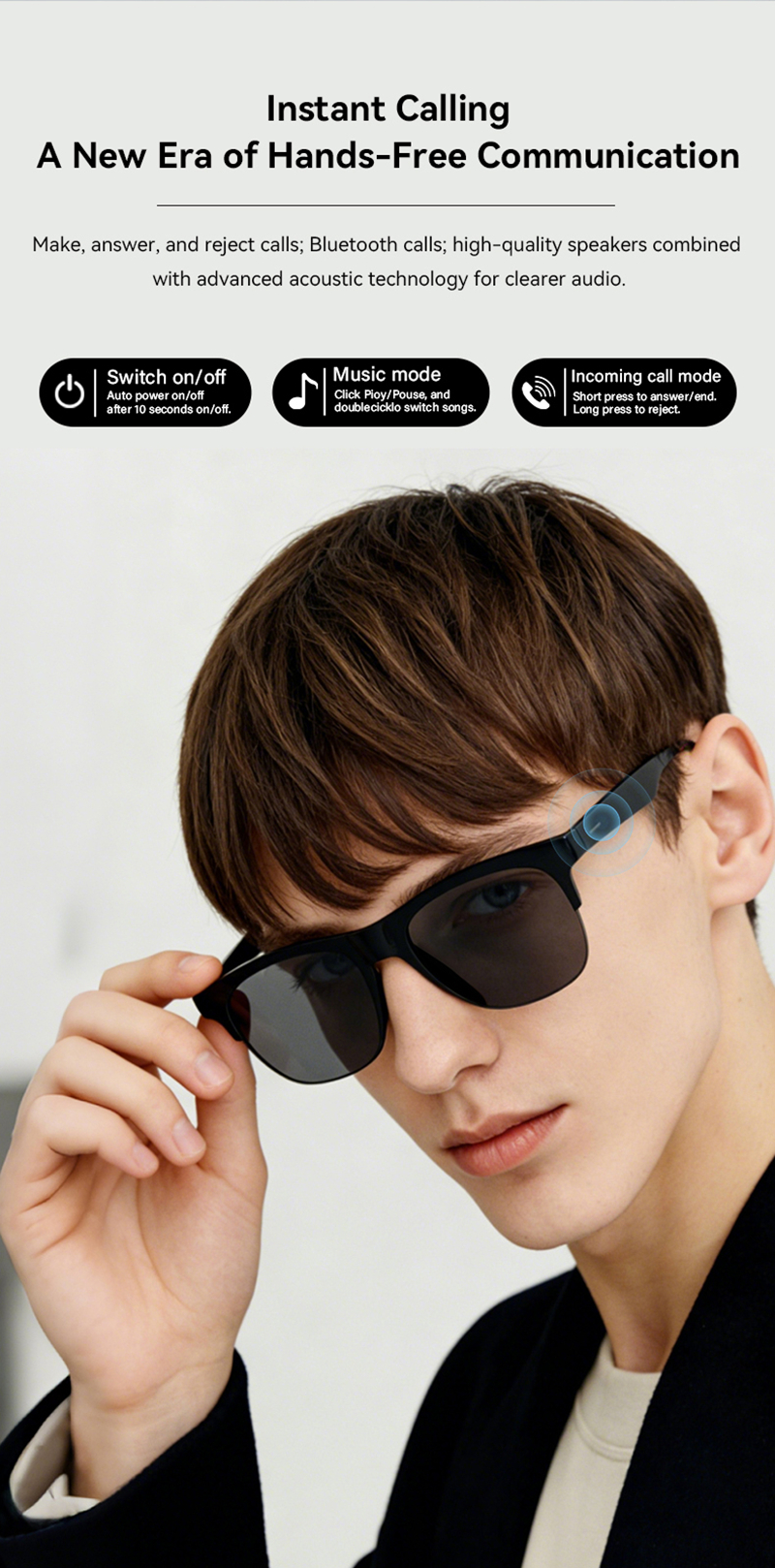 2026 New Remote Control Touch  - Smart Glasses Lens 评论和价格