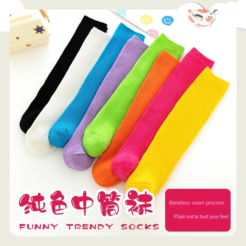 1pairs Cute Baby Girls Ribbed  - Baby Sock Oximeter 评论和价格