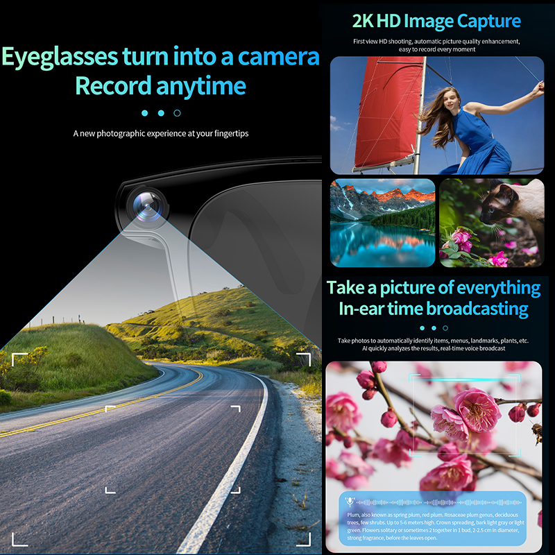 2026 Smart Glasses 800W Camera - Smart Glasses Lens 评论和价格