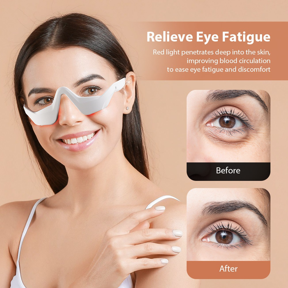 Eye Massager Under Eye Red Lig - Light Therapy Glasses 评论和价格