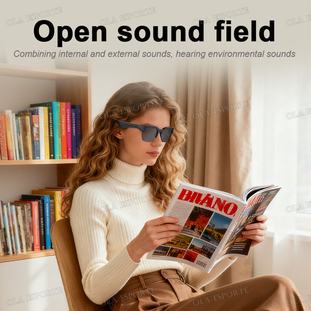 New Smart Bluetooth V5.3 Sungl - Smart Glasses Lens 评论和价格