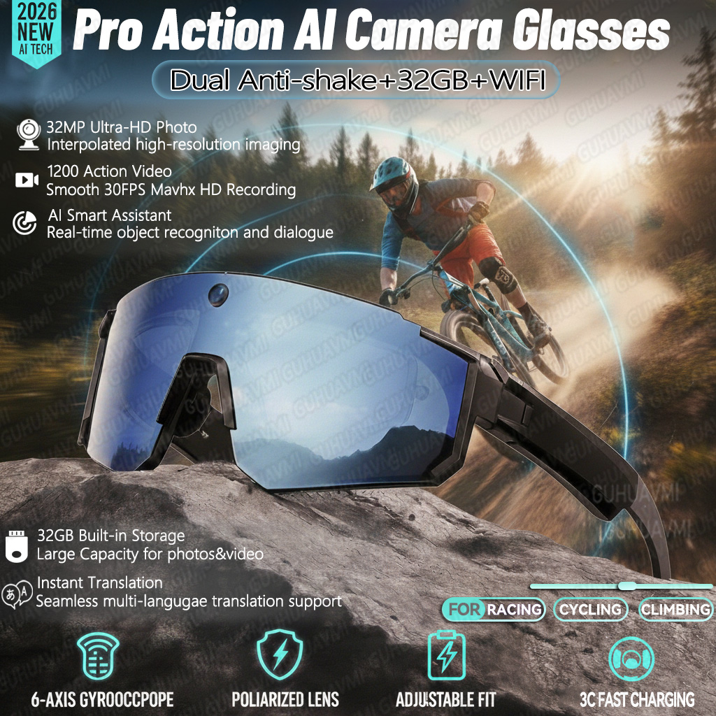 New AI smart shooting&recordin - Smart Glasses Lens 评论和价格