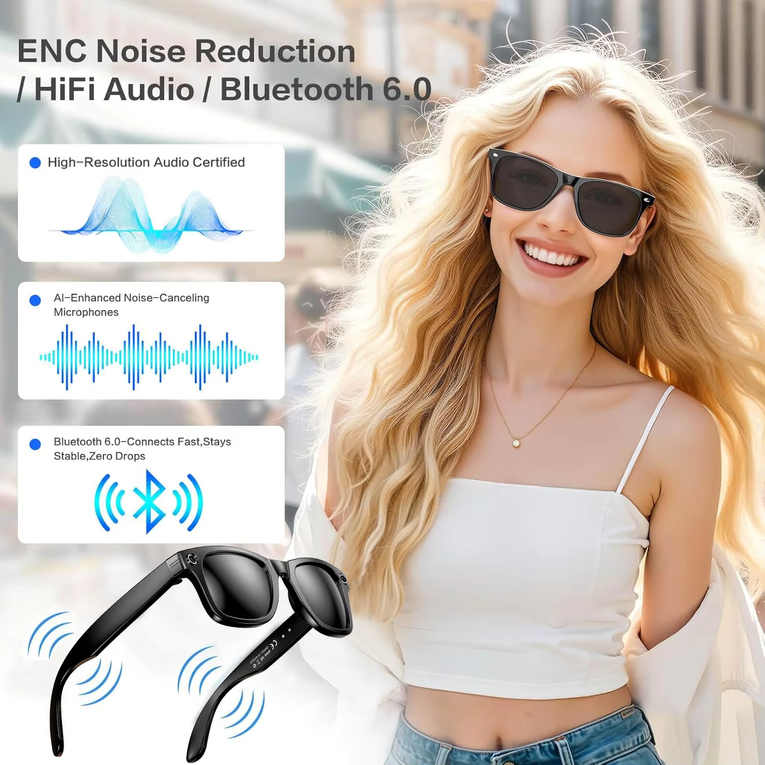 Xiaomi 800W Camera AI Glasses  - Smart Glasses Lens 评论和价格