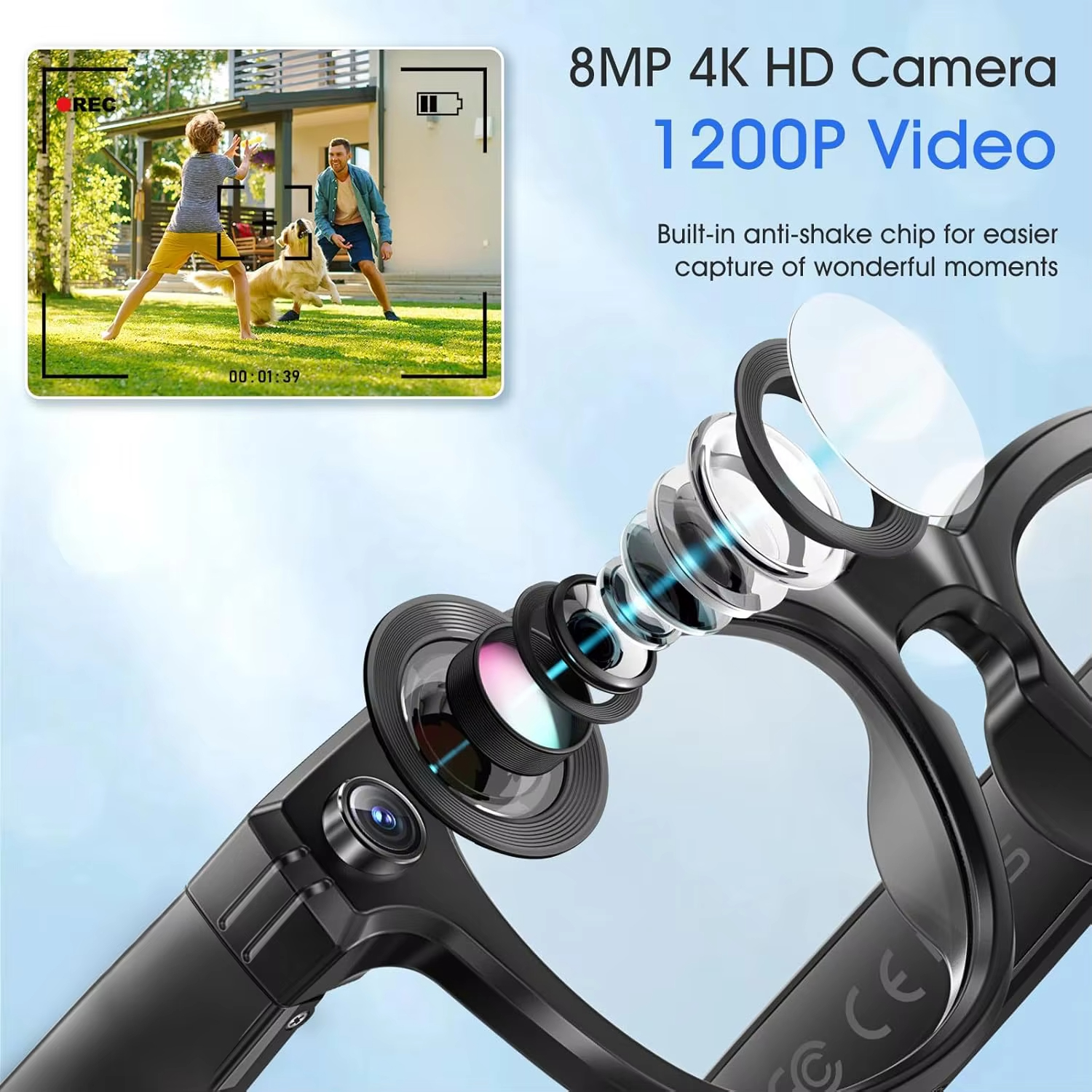 Xiaomi 800W Camera AI Glasses  - Smart Glasses Lens 评论和价格