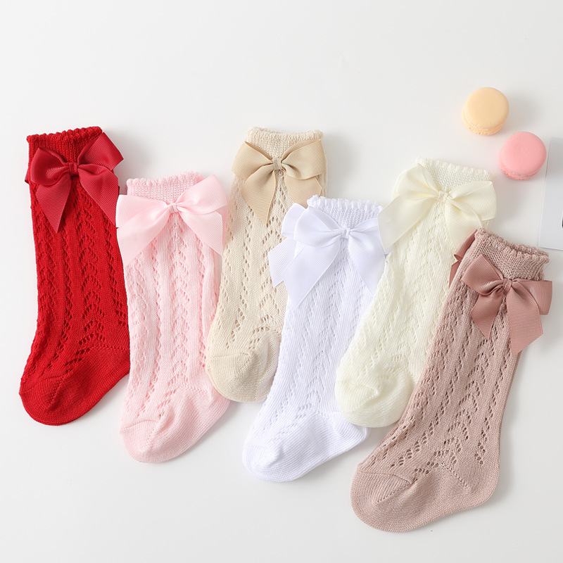 1 Pairs Summer Fashion Bow Bab - Baby Sock Oximeter 评论和价格