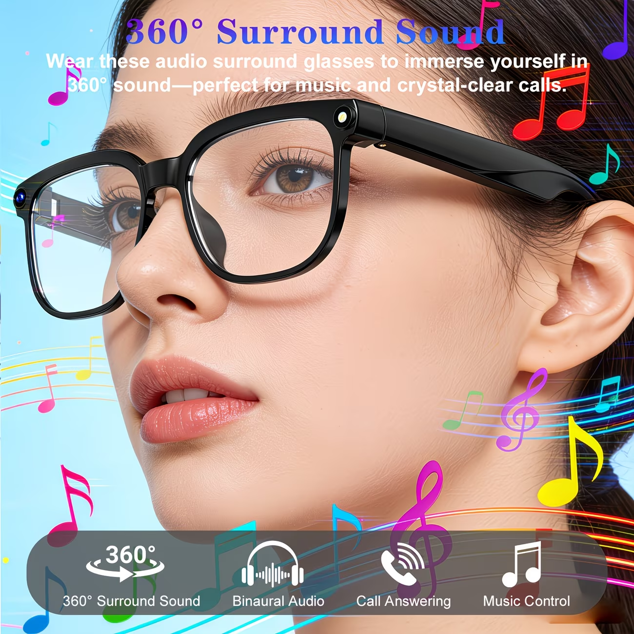 2026 HD AI Smart Glasses 32GB  - Smart Glasses Lens 评论和价格